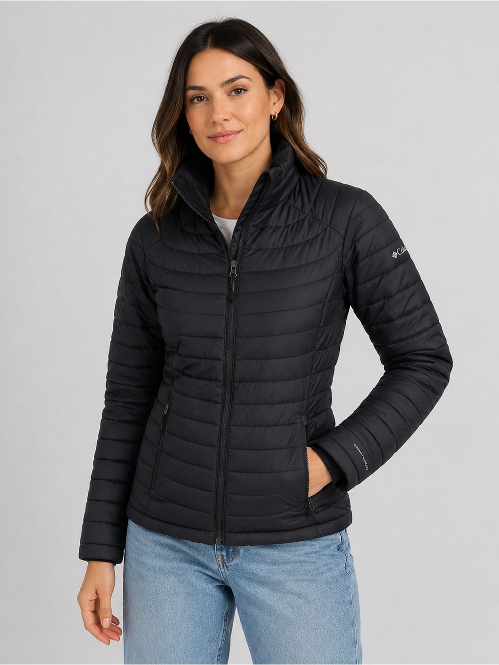 Columbia White Out II Omni-Heat Puffer Jacket Black Women’s M